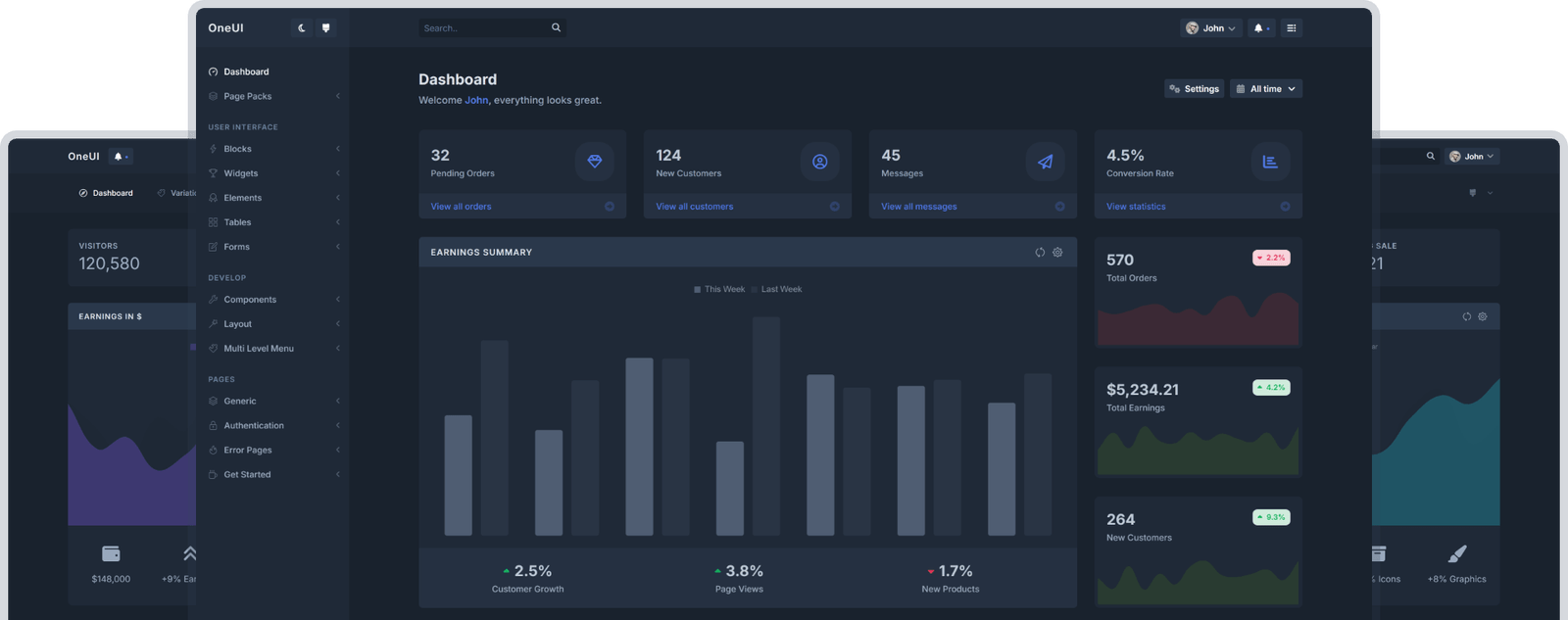 Hero Promo in dark mode